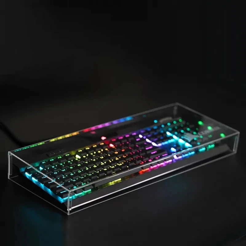 Gaming Keyboard Mouse Combo - คีย์บอร์ดฝุ่นอะคริลิคใหม่ Capacitive สำหรับคีย์บอร์ด104คีย์แผ่นป้องกันโปร่งใส