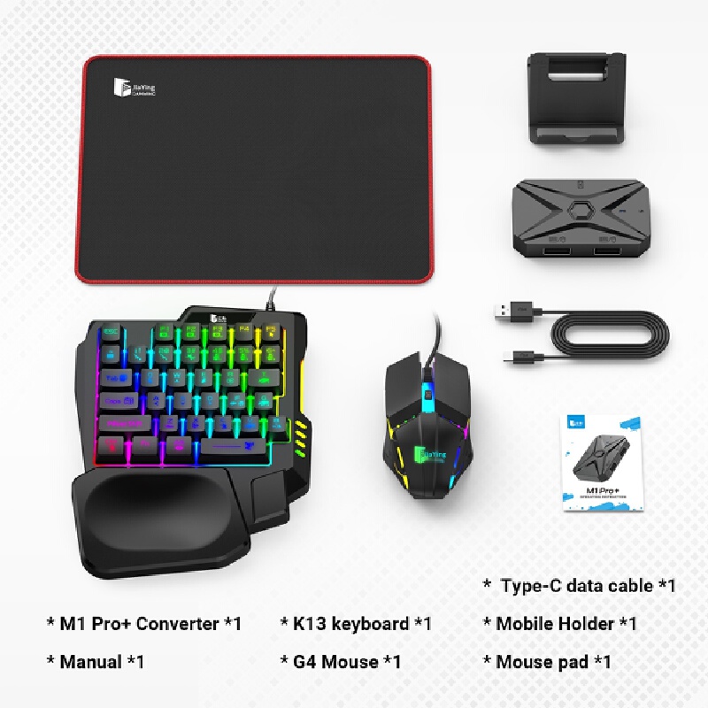 Gaming Keyboard Not Typing - ชุดแปลงคีย์บอร์ดและเมาส์สำหรับเล่นเกม Gamwing M1 Pro Plus คีย์บอร์ดแบบมือเดียว