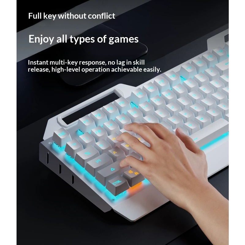 ชุดคีย์บอร์ดเกมมิ่งไร้สาย Ewea - Keyboard Gaming Mac บทวิจารณ์และราคา