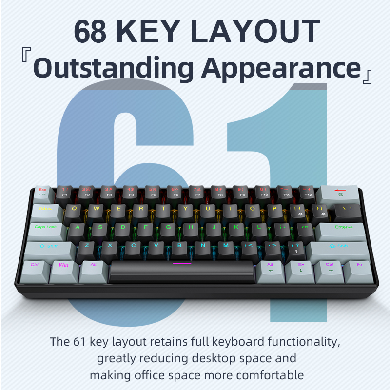 APAYADO K61 Mini Mechanical Ke - Gaming Keyboard Mouse Combo บทวิจารณ์และราคา