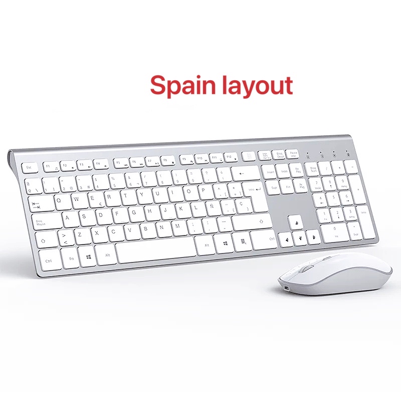 ชุดแป้นพิมพ์และเมาส์ไร้สายแบบเ - Gaming Keyboard Mouse Combo บทวิจารณ์และราคา