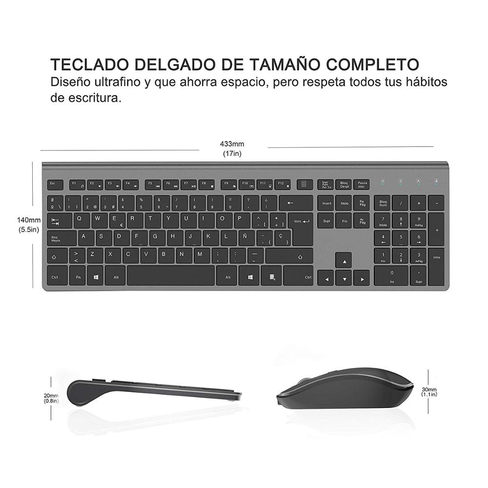 ชุดแป้นพิมพ์และเมาส์ไร้สายแบบเ - Gaming Keyboard Mouse Combo บทวิจารณ์และราคา