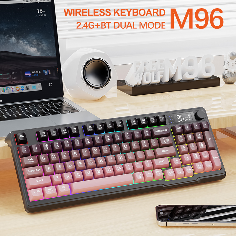 คีย์บอร์ดเกมมิ่ง M96 FREEWOLF  - Keyboard Gaming Mac บทวิจารณ์และราคา