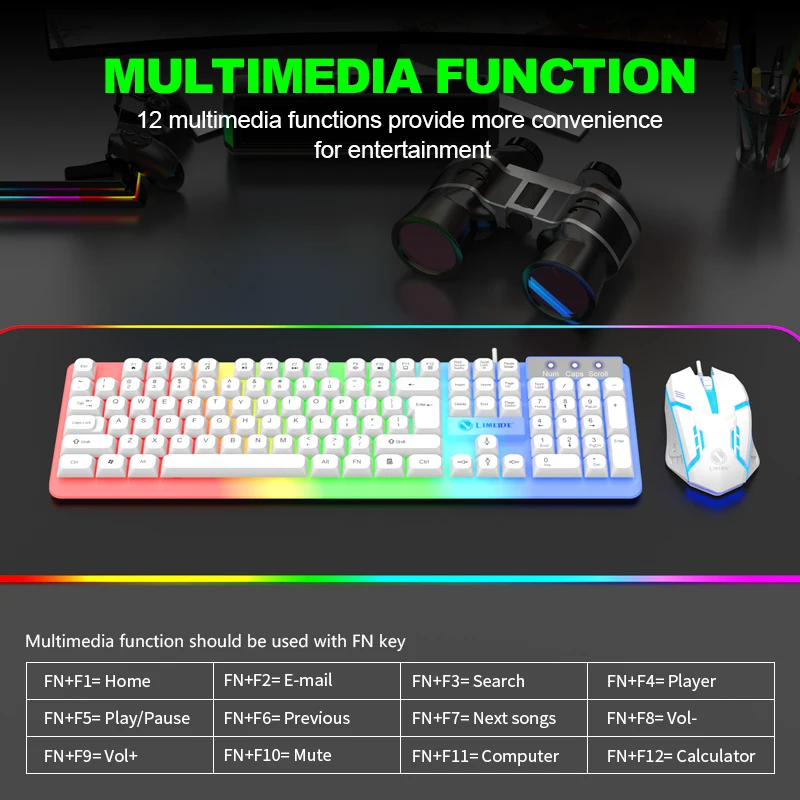 NG GTX350 คีย์บอร์ดเมาส์คอมโบค - Gaming Keyboard Mouse Combo บทวิจารณ์และราคา