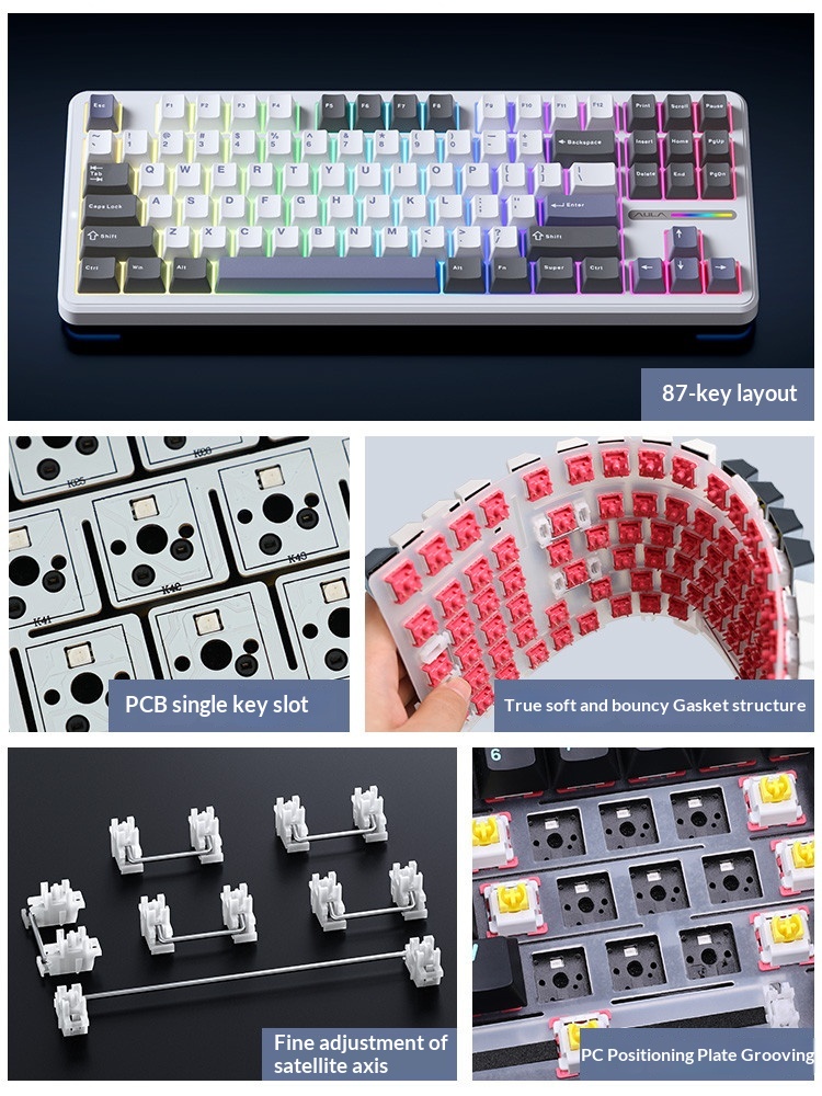 อูล่า เอฟ 87 โปร ไตร โมด์คีย์บ - Gaming Keyboard Not Typing บทวิจารณ์และราคา