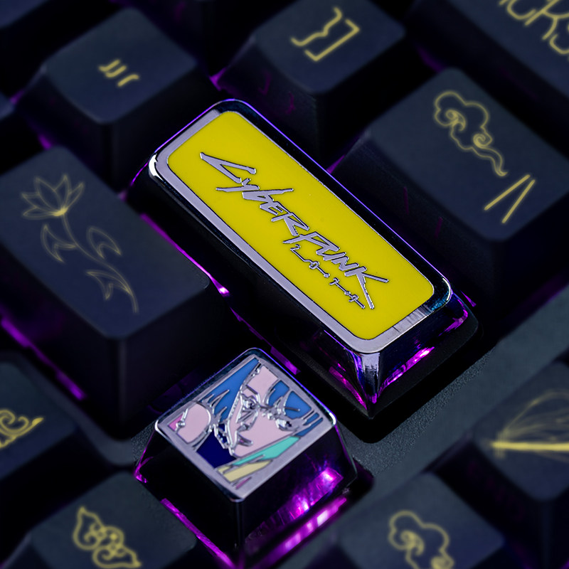 คีย์แคปอนิเมะ ธีมไซเบอร์พังค์  - Gaming Keyboard Theme บทวิจารณ์และราคา