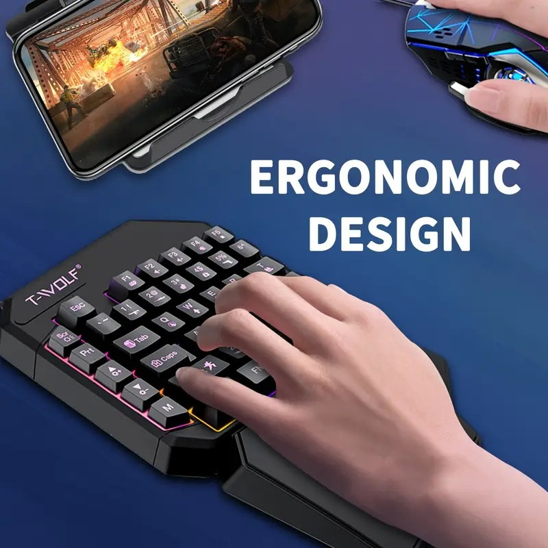 FocusOnPC TF900 ชุดแปลงสัญญาณเ - Gaming Keyboard Mouse Combo บทวิจารณ์และราคา
