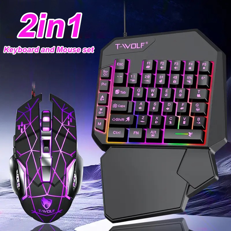 FocusOnPC TF900 ชุดแปลงสัญญาณเ - Gaming Keyboard Mouse Combo บทวิจารณ์และราคา