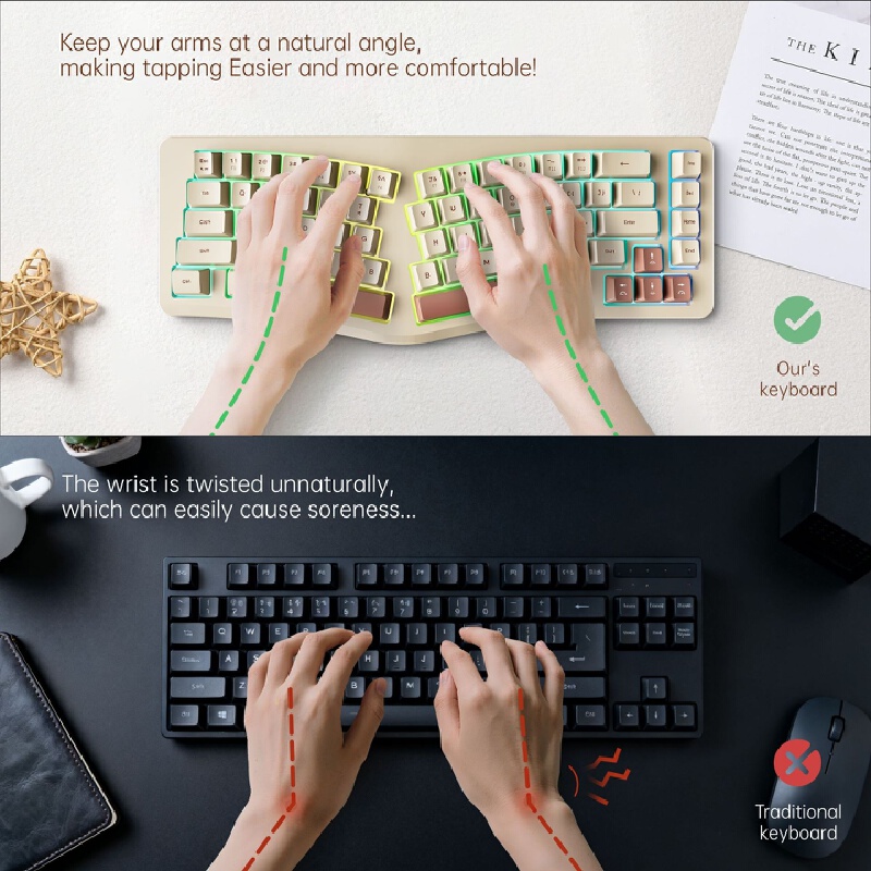 คีย์บอร์ดเกมมิ่ง A86 แบบแยกส่ว - Gaming Keyboard Not Typing บทวิจารณ์และราคา