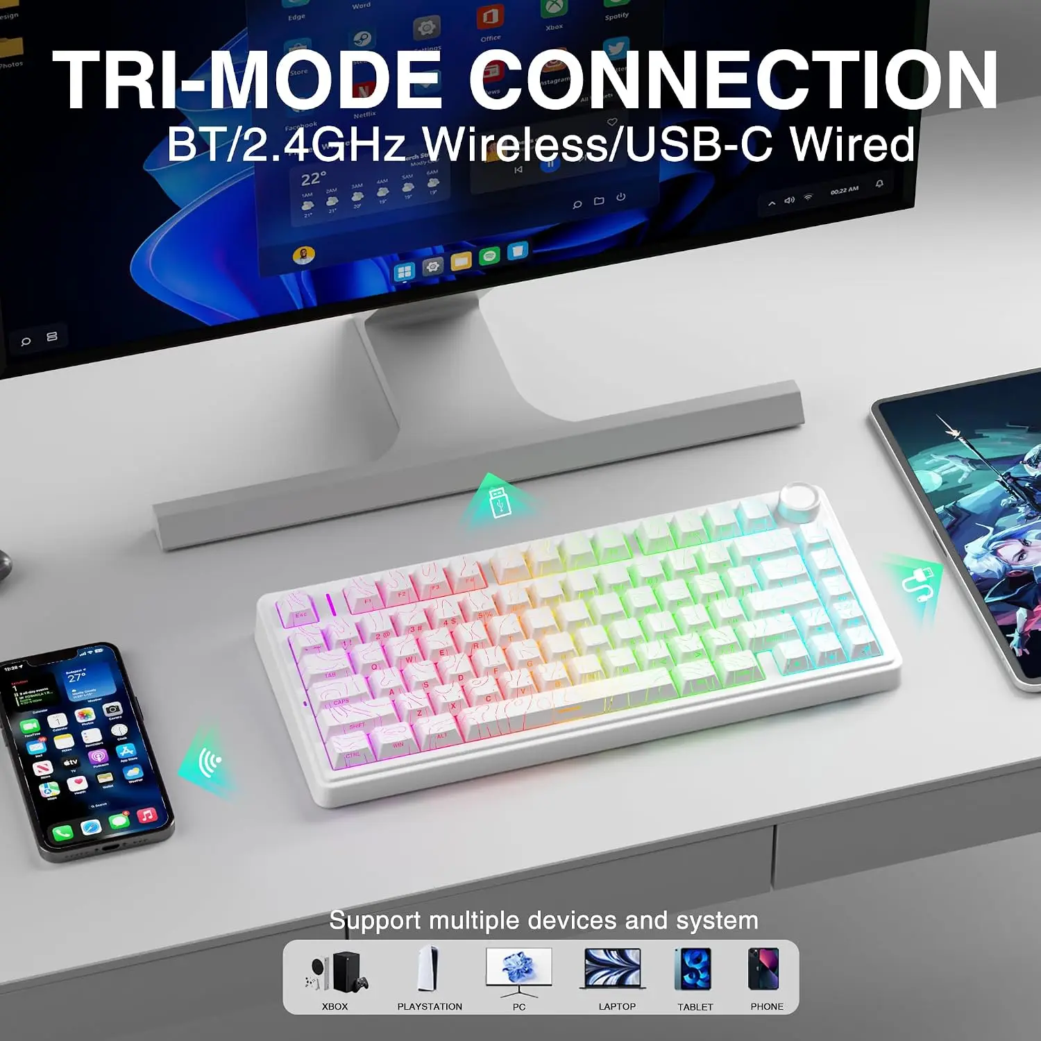 AULA F75 HE คีย์บอร์ดแม่เหล็ก  - Gaming Keyboard Hall Effect บทวิจารณ์และราคา