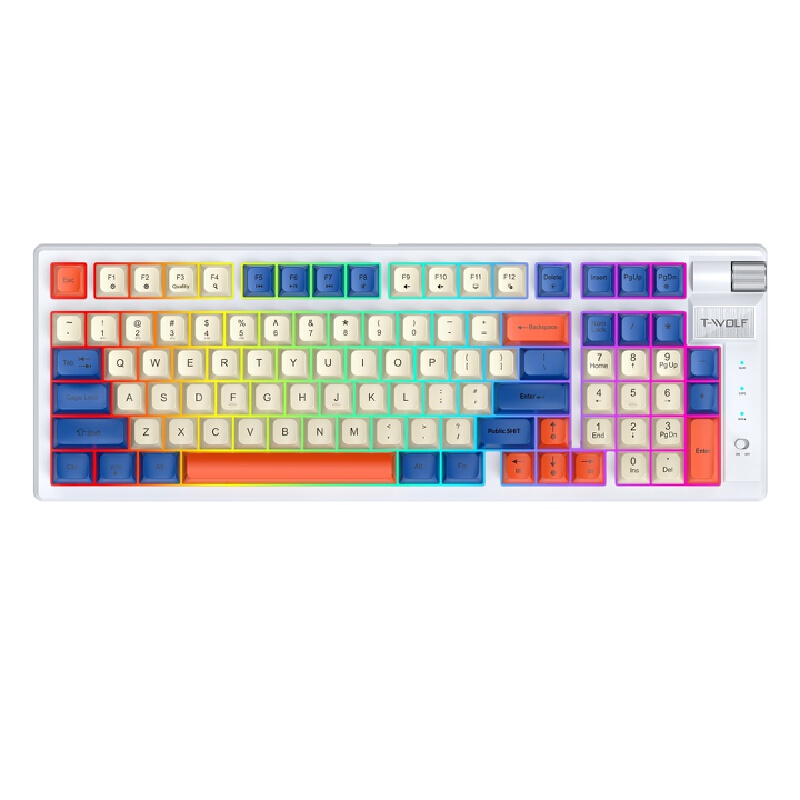 คีย์บอร์ดแบบกลไกสไตล์เรโทร ทริ - Gaming Keyboard Not Typing บทวิจารณ์และราคา